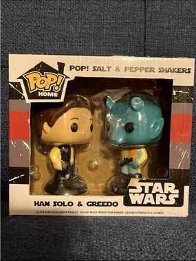 Pop Home STAR WARS Han Solo & Greedo Salt & Pepper Shakers- NEW